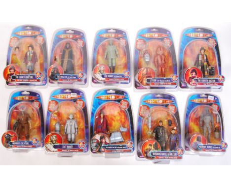 A collection of 10x Character Options made BBC Doctor Who 4th Doctor 1974- 1981 series carded action figures to include; Zygo
