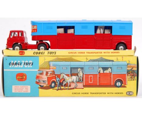 An incredible rare ex-shop-stock ' box fresh ' vintage Corgi Chipperfields Circus diecast model set 1130 ' Circus Horse Trans