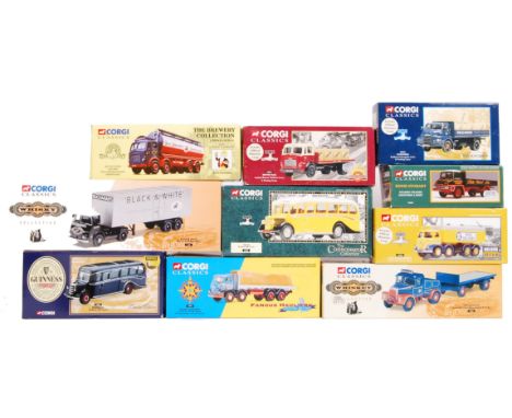A collection of 10x ' Special Edition ' Corgi Classics diecast model Commercial (and other) related vehicles. Various series,