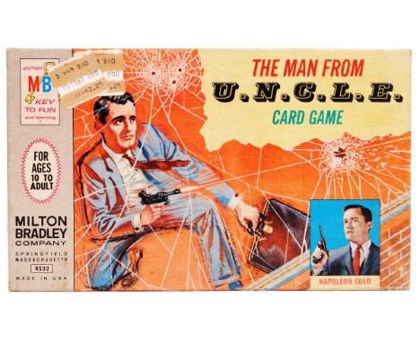 A vintage 1960's (1965) MB Milton Bradley made ' Man From UNCLE ' Card Game. No. 4532. Appears to be complete, and generally 