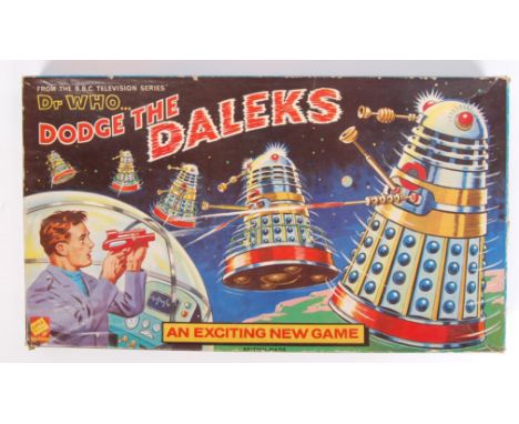 An incredibly rare vintage 1960's British Made ' Codeg Production ' made ' Dr Who - Dodge The Daleks ' board game. Released i