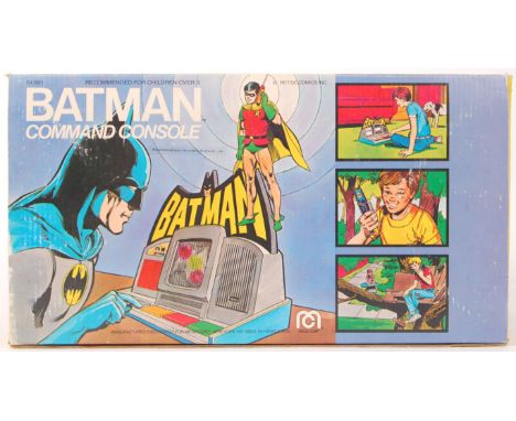 A rare vintage 1970's Mego Corp. made Batman ' Command Console ' playset. Contents appear mint and unremoved from the origina