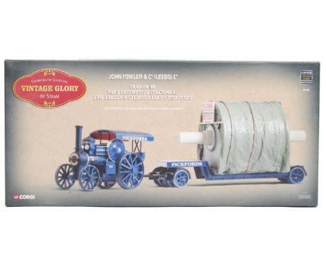 A Corgi Vintage Glory Of Steam diecast model set No. 80102 Fowler B6 Pickfords steam tractor and trailer. Appears mint, unuse