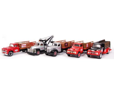 A collection of 5x American made First Gear 1:34 scale precision diecast model trucks. All haulage related, to include; Marfa