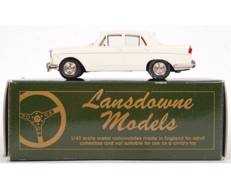 A Lansdowne Models precision diecast 1:43 scale model LD6 ' 1961 Wolseley Four Door Saloon. Appears very near mint (minor wea