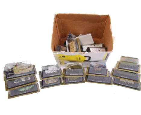 A collection of approx 25x Del Prado diecast model tanks &amp; vehicles from various wars to include; M8- 1945, AAV7A1- 1991,