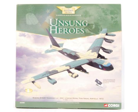 A Corgi Aviation Archive ' Unsung Heroes ' series 1:144 scale diecast model No. AA33502 Boeing B-52D Diamond Lil. As new and 