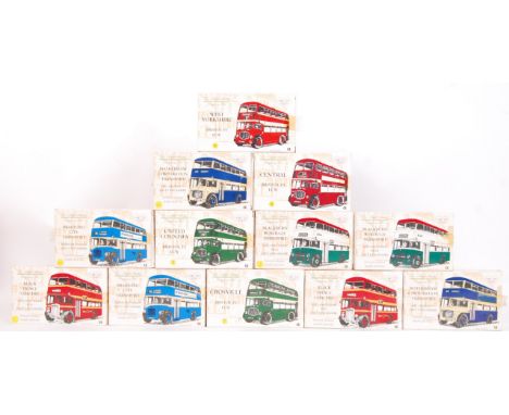 A collection of 12x Classic Model Company Ltd 1:76 scale plastic model bus kits. All appear mint, complete and unused (but ar