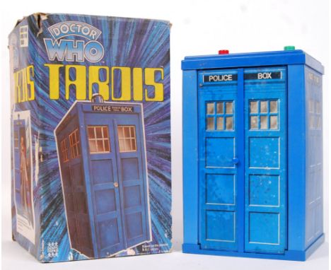 An original vintage Denys Fisher made Doctor Who ' TARDIS ' action figure playset. The TARDIS itself missing the inner spinni