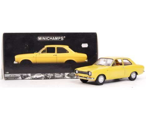 A fabulous Minichamps made precision diecast 1:18 scale ' Ford Escort I Street - 1971 ' model. Appears mint, within the origi