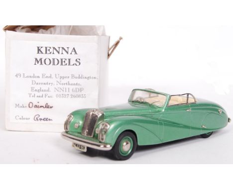 A rare Kenna Models precision diecast 1:43 scale model ' Daimler Straight Eight ', in green. Appears very near mint (side win