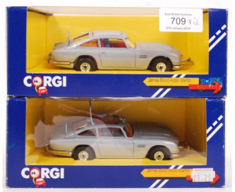 Two original 'ex-shop-stock ' diecast model Corgi James Bond 007 ' Aston Martin ' DB5 sets, no. 271. Both models appear mint 