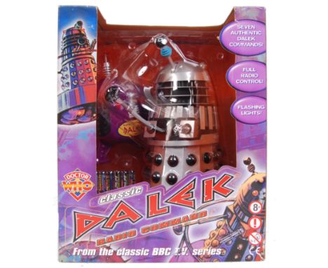 A rare Product Enterprise made Doctor Who ' Radio Command Dalek .' Radio controlled, with lights and sounds. Based on the Cla