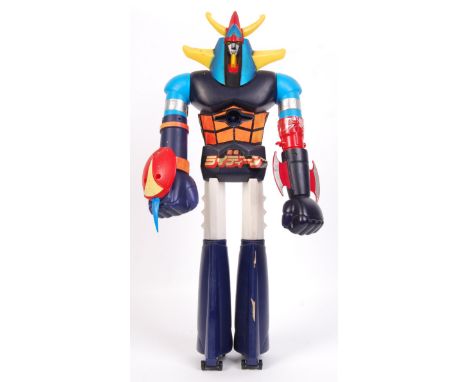 An original vintage rare Mattel made Japanese ' Shogun Warrior ' action figure robot of Raydeen. Unboxed. Slight AF to the ri