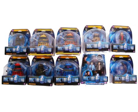 A collection of 10x Character Options made BBC Doctor Who 11th Doctor series carded/ plastic cased action figures to include;