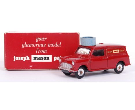 A rare vintage Dinky made No. 274 Joseph Mason Paints Mini - Van promotional diecast model. Model in remarkable mint+ unused 