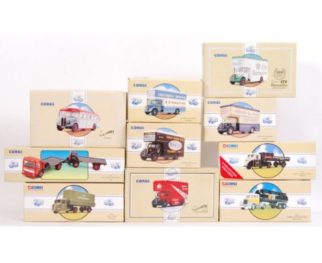 A good collection of 10x Corgi Classics made Commercial related vehicles - largely Haulage / Advertising related. Each model 