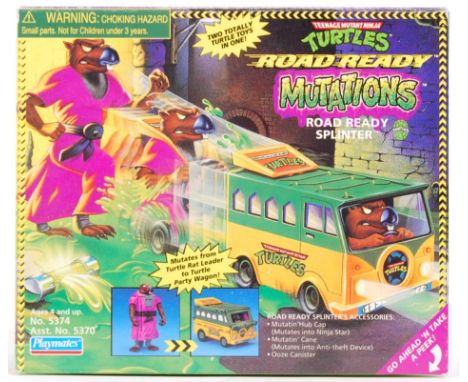 An original vintage 1990's Playmates made Teenage Mutant Ninja Turtles ' Road Ready Mutations ' action figure ' Road Ready Sp