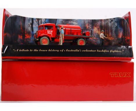 A great ex-shop-stock Trux made 1:50 scale precision diecast model Fire Truck / Fire Engine. Appears mint+, unused, within th