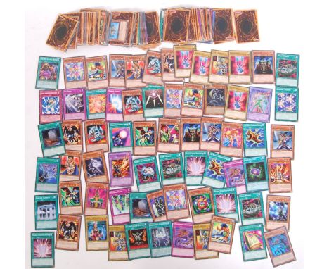 A large collection of approx 207x largely first edition Konami Yu - Gi - Oh ! cards to include; Enemy Controller, Blue Eyes T