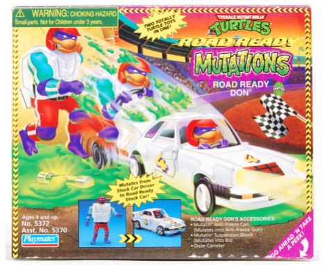 An original vintage 1990's Playmates made Teenage Mutant Ninja Turtles ' Road Ready Mutations ' action figure ' Road Ready Do