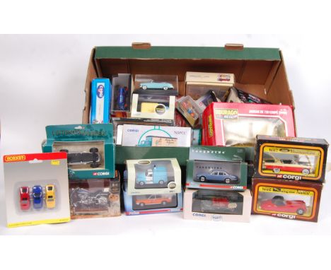 A good collection of approx 30x assorted boxed diecast models, to include; vintage Corgi, Corgi Classics, Donington Collectio