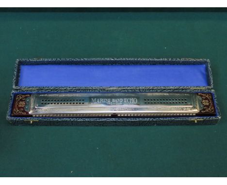 M. HOHNER CASED MARINA BAND ECHO TREMOLO CONCERT HARP 