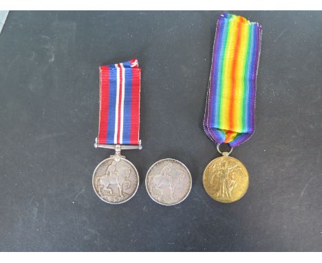 Three WWI medals to 21712 PTE R Knights Suff R K41158 A J Hughes STO 1 RN, 23438 Pte GC Reeve G A S C 