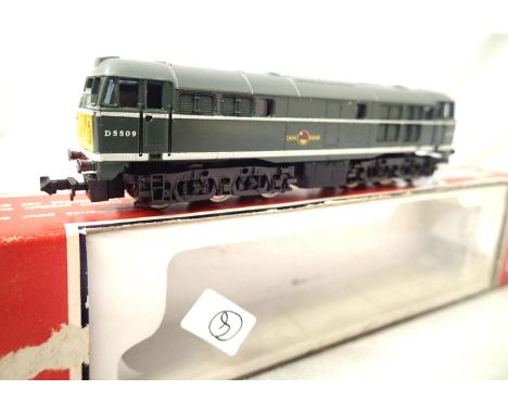 Lima class 31 N Gauge, BR Green, Late Crest D5509, in excellent condition, in excellent condition, box fair. P&amp;P Group 1 
