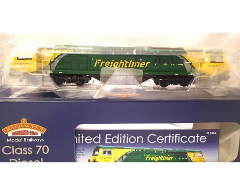 Bachmann 31-585 2 Class Diesel 70001, Freightliner Livery,  limited edition 098/512, produced for Freightliner Group LTD, ex 