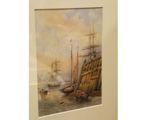 W. C. R. MASTERS "Sailing vessels" watercolour signed and dated 1899 lower left together with one further probably by the sam