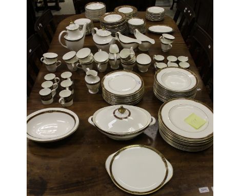 A Royal Doulton "Tennyson" pattern dinner service (approx 157 pieces)   CONDITION REPORTS  Please note does not include Royal