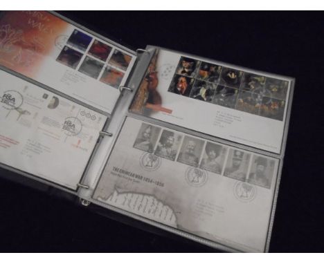 Five albums containing over 600 British First Day Covers circa 1980-2016