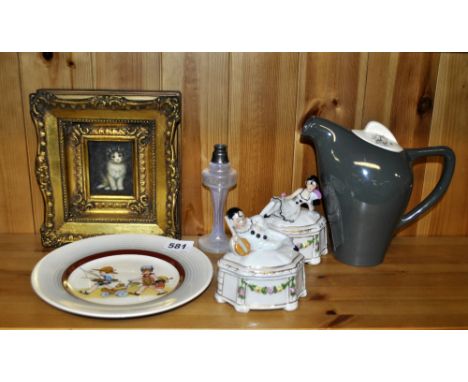 A Midwinter plate and other items.
