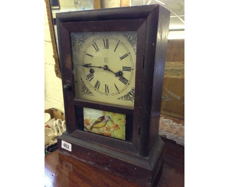 A small American mantle clock.