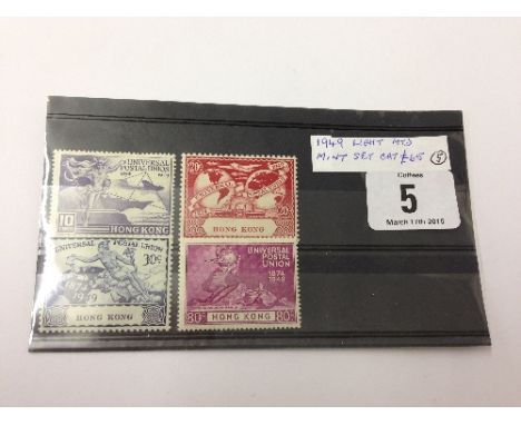 Hong Kong 1949 light mtd set Cat £65.