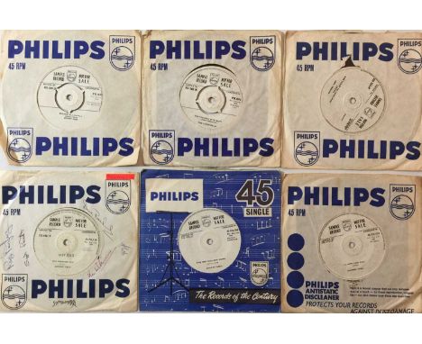 JOHNNY CASH - 7" PHILIPS DEMO RARITIES. Here we have a superb selection of 6 7" singles by Johnny Cash. They're all promo sam
