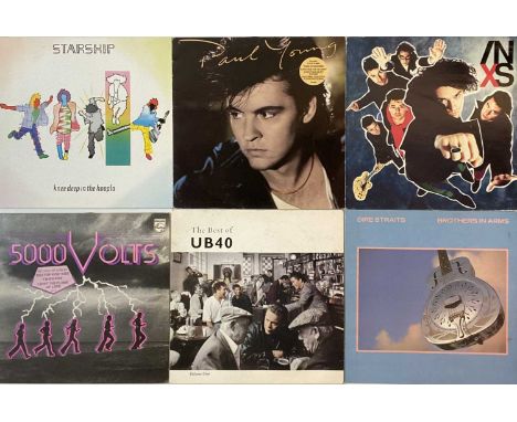 POP - LPs. A timeless selection of around 230 pop LPs. Artists/ titles include INXS - X, Dire Straits inc Brothers In Arms, P
