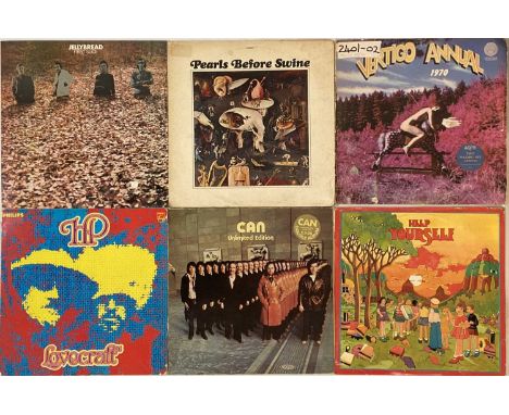 PSYCH/ KRAUT/ PROG ROCK - LPs. A smashing collection of 11 LPs. Artists/ titles include HP Lovecraft - HP Lovecraft II (SBL78