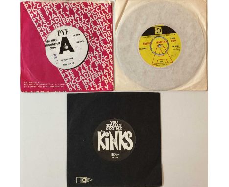 THE KINKS - 7" RARITIES INC PROMOS. A superb pack of 3 7" rarities by The Kinks. Titles include Set Me Free/ I Need You (7N 1