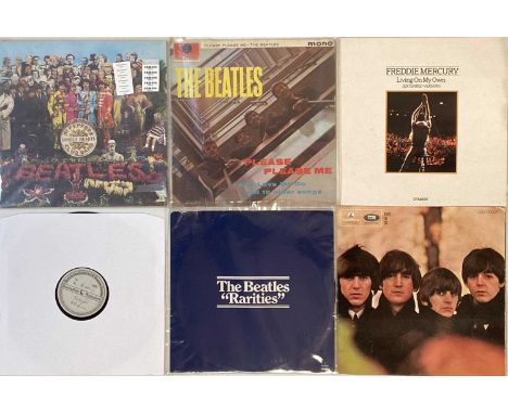 MIXED GENRE (INC. BEATLES/STONES) - LPs/12"/7" AND 78!). Covering all the bases with this interesting little lot of 6 x LPs, 