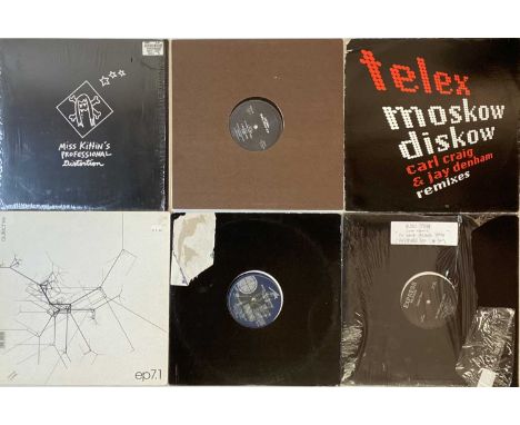 ELECTRO/TECHO/HOUSE - 12". Superb quality collection of around 56 x dope 12". Artists/titles include Audio Tech - I'm Your Au