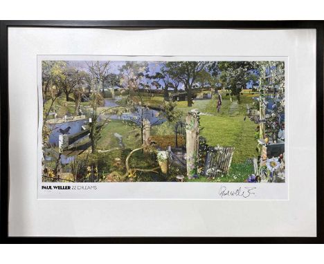 A mounted and framed limited edition '22 Dreams' art print, hand-numbered 97/150 and signed in black ink to print by Paul Wel