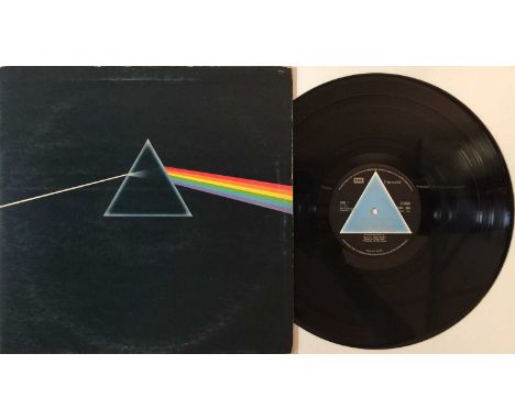 PINK FLOYD - THE DARK SIDE OF THE MOON LP (1ST UK 'SOLID BLUE' PRESSING- EMI HARVEST SHVL 804). Very neat example 1st UK 'sol