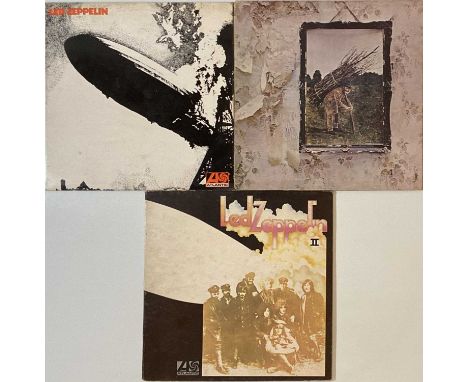 LED ZEPPELIN - LP RARITIES. A lovely pack of 3 LP rarities by Led Zeppelin. Titles include II (588198, original UK pressing o