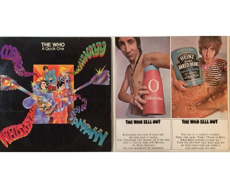 THE WHO - SELL OUT/A QUICK ONE LPs (ORIGINAL UK MONO COPIES). Magic pack of 2 x neatly presented original UK mono LPs from Th