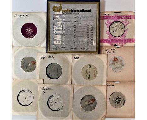 INNER STRENGTH/SOUL &amp; FUNK - 7" ACETATES PLUS REEL-TO-REEL RECORDING. Unique bundle of 10 x 7" acetates plus 1 x 7 1/2 Re