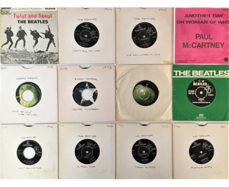 THE BEATLES/ ROLLING STONES/ DAVID BOWIE - 7" COLLECTION. A quality collection of around 100 7" singles by The Beatles, Stone