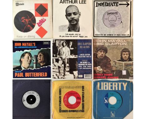 BLUES ROCK/ PSYCH - 7" RARITIES. A smashing pack of 9 7" singles. Artists/ titles include Love - Keep On Shining (8E 016-9240