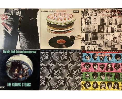 THE ROLLING STONES - LPs (PLUS A SELECTION OF ROCK LPs). Excellent collection of 22 x LPs which includes 16 from the Stones p